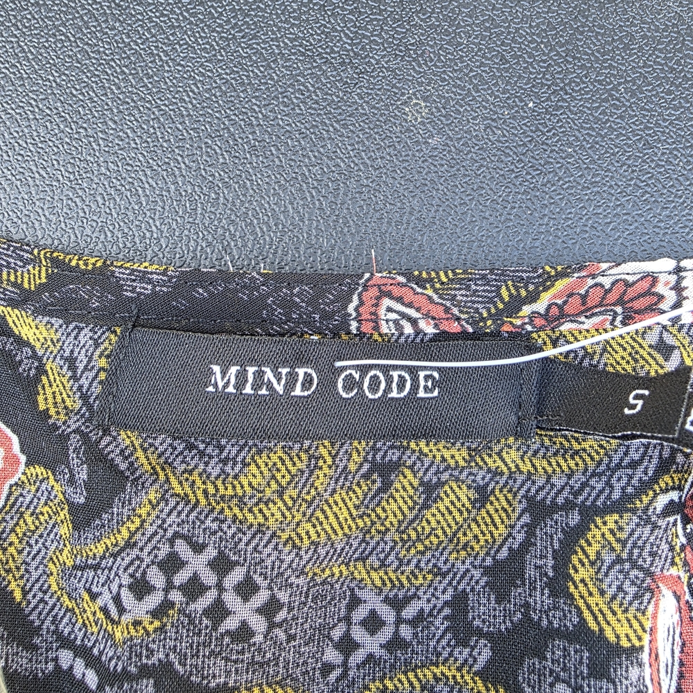 Mind Code Boho Paisley Long Sleeve Maxi Dress Size Small - Picture 6 of 8